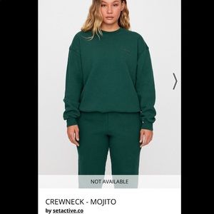 SET ACTIVE CREWNECK AND SWEATPANTS. MOJITO